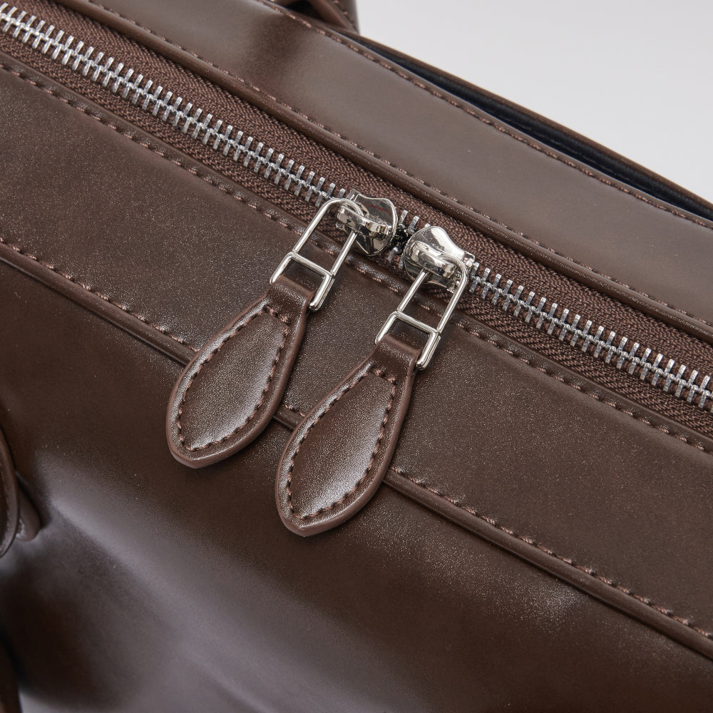 韓国 バッグ 革 風 ディテール ミニマル