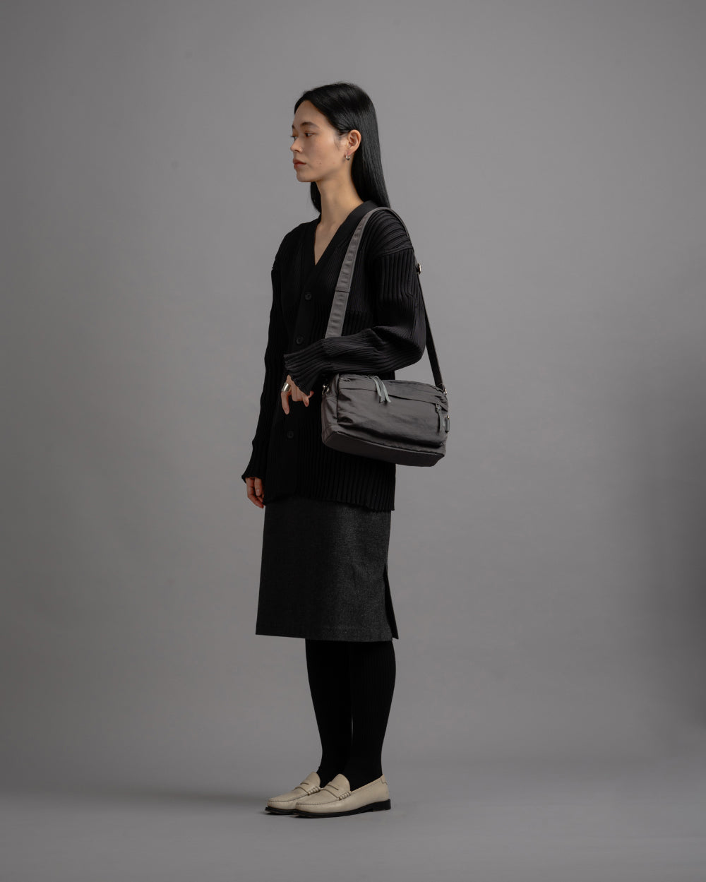 【Requisite レキジット】Cross bag 001 (Black)