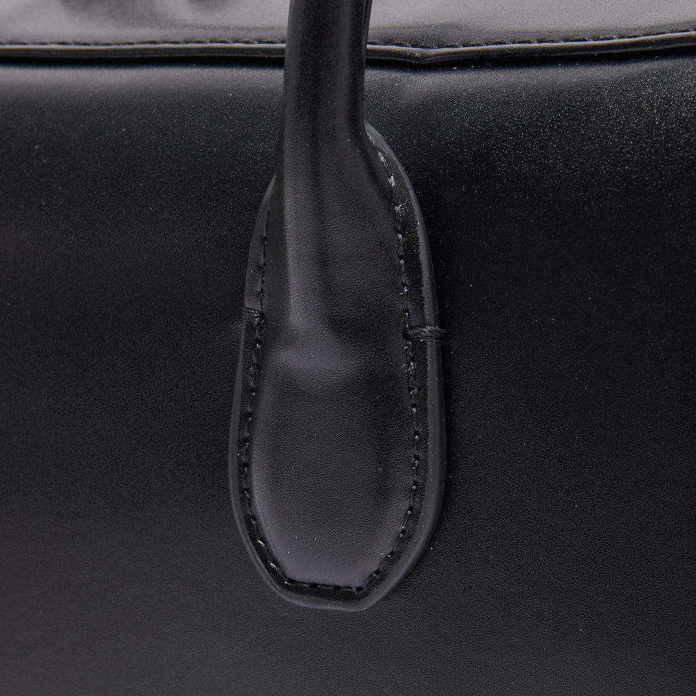 韓国 バッグ 革 風 ディテール ミニマル