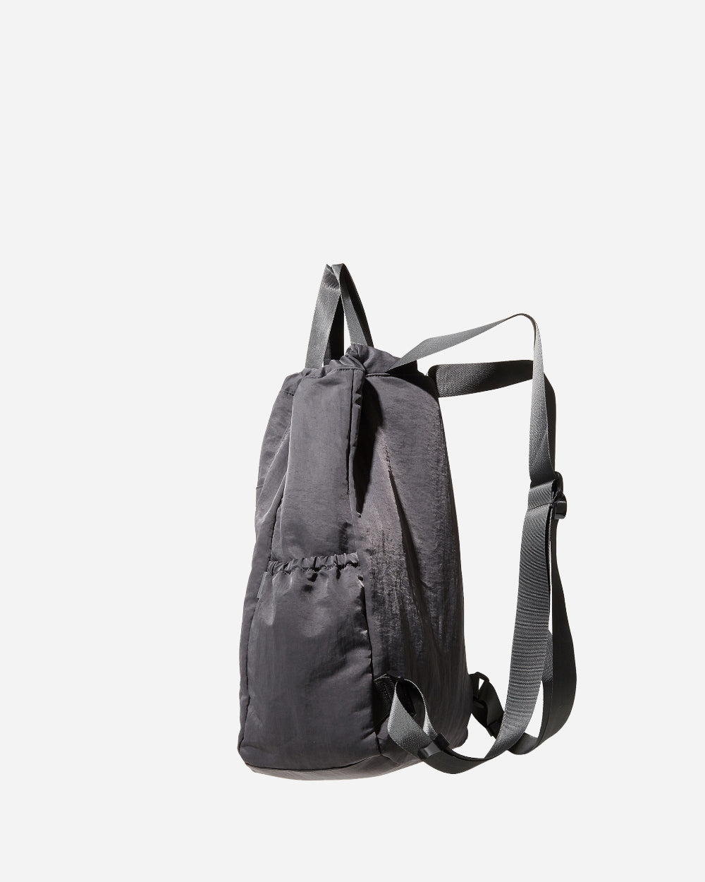 【Requisite レキジット】2way draw bag (Grey)