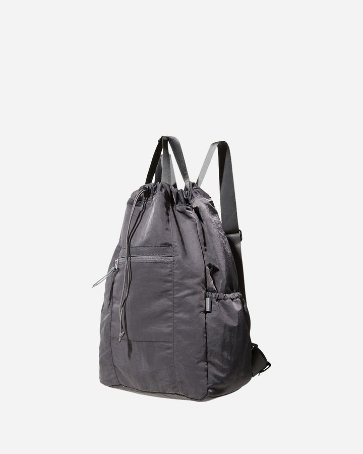 【Requisite レキジット】2way draw bag (Grey)