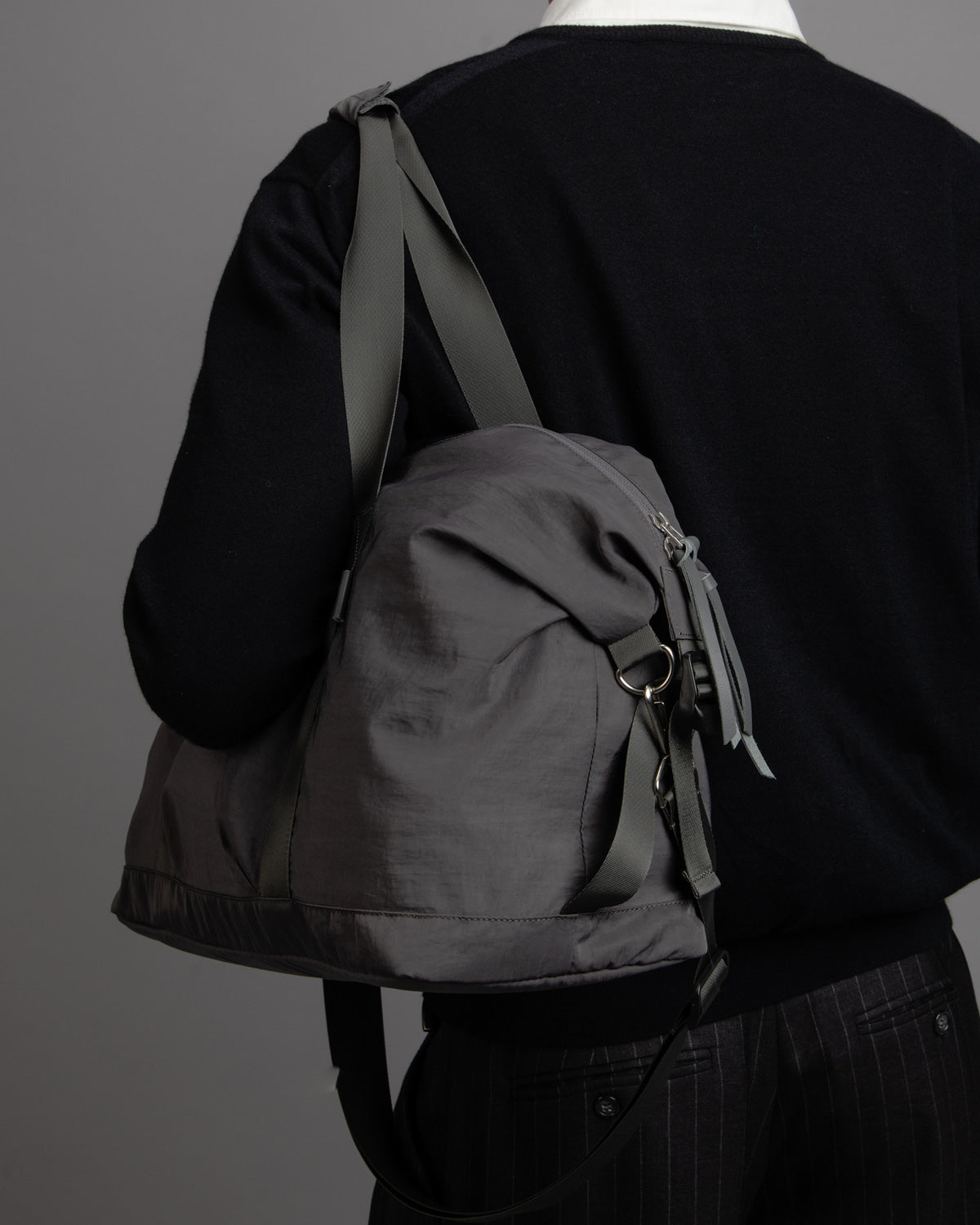 【Requisite レキジット】Gym bag 'L' (Grey)