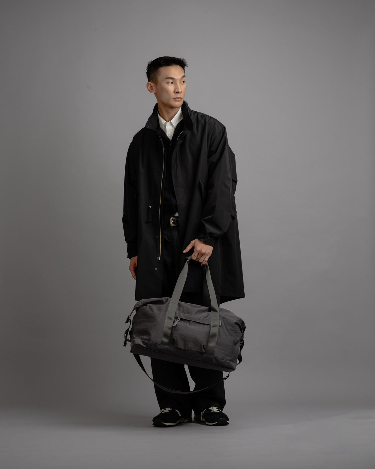 【Requisite レキジット】Gym bag 'L' (Grey)