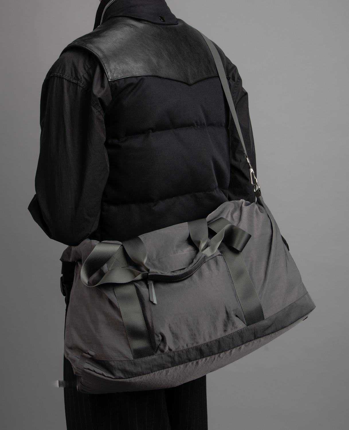 【Requisite レキジット】Gym bag 'L' (Grey)