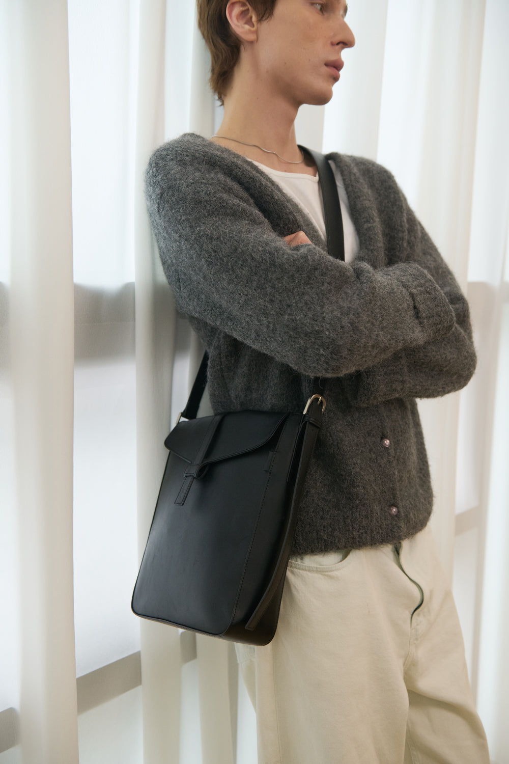 韓国 ショルダー バッグ 人気 大人 コーデ