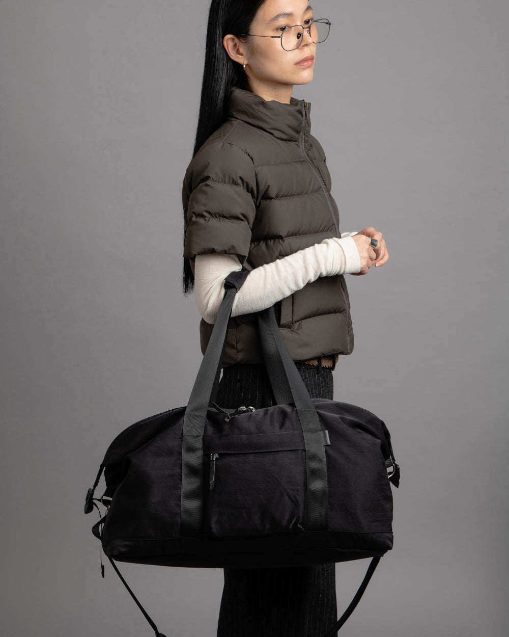 【Requisite レキジット】Gym bag 'L' (Black)