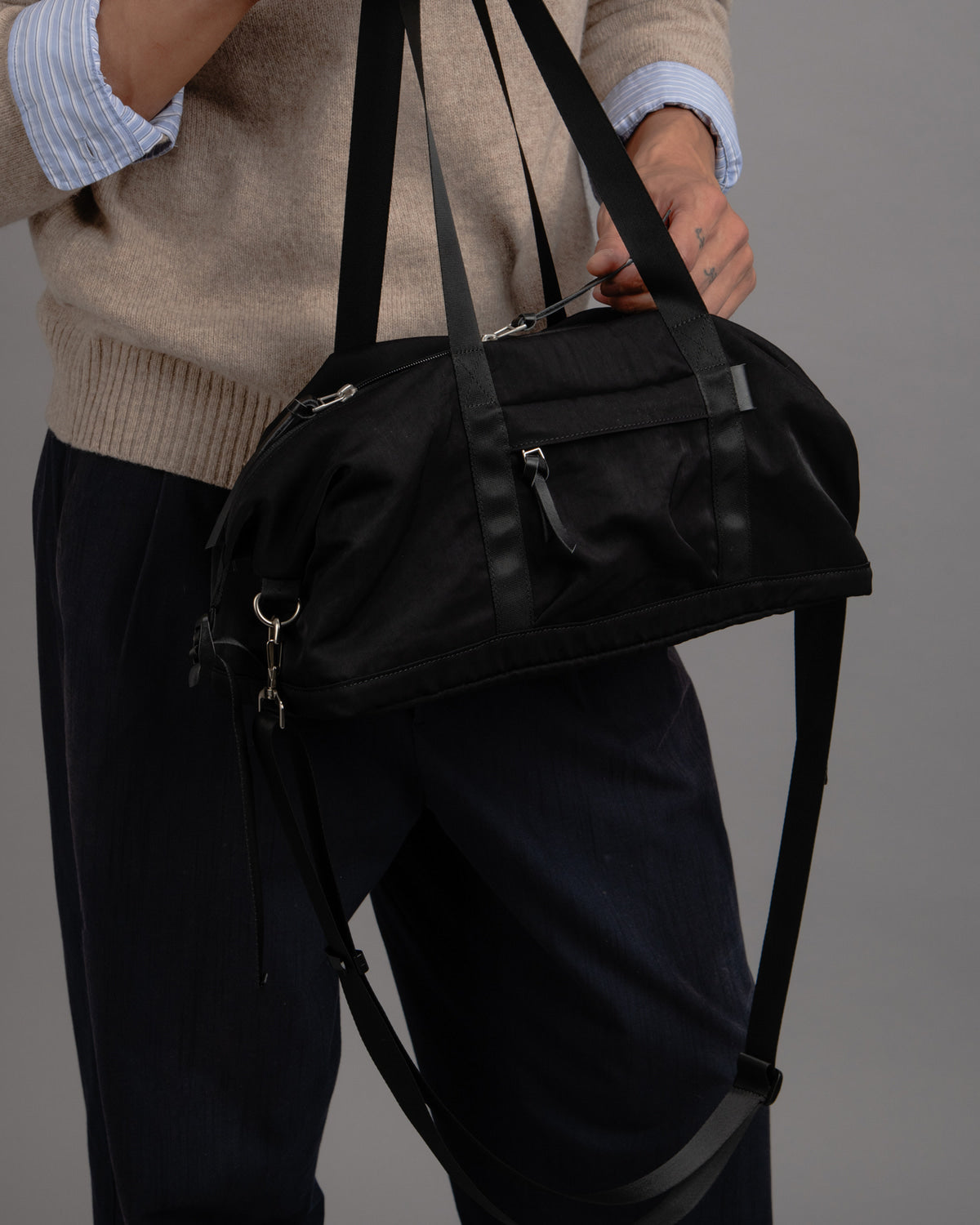 【Requisite レキジット】Gym bag 'S' (Black)