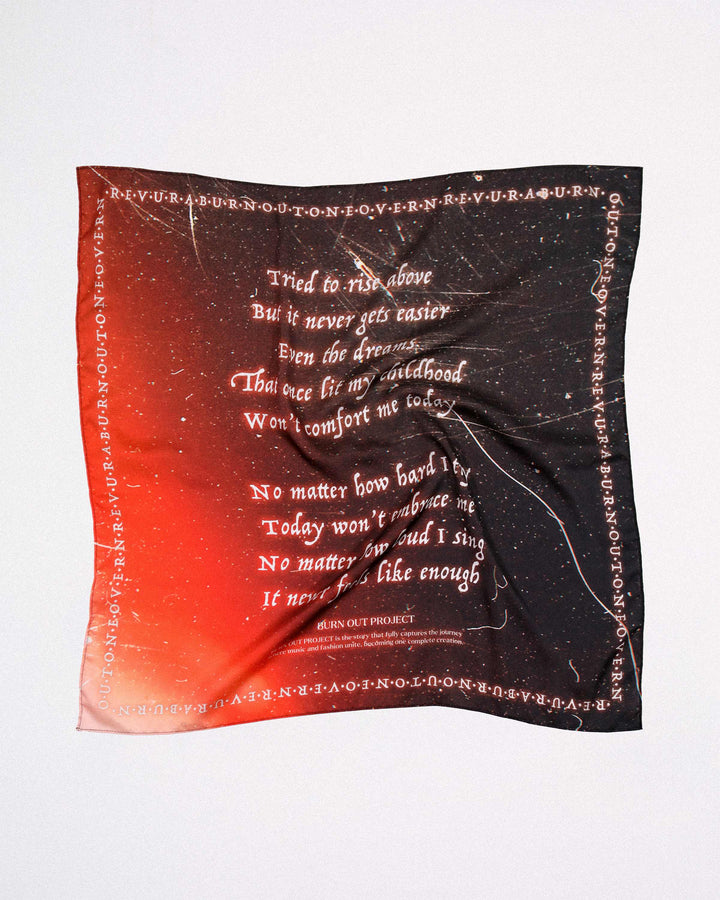 【REVURA レビュ―ラ】BURN OUT ASHEN LINES BANDANA VER. A