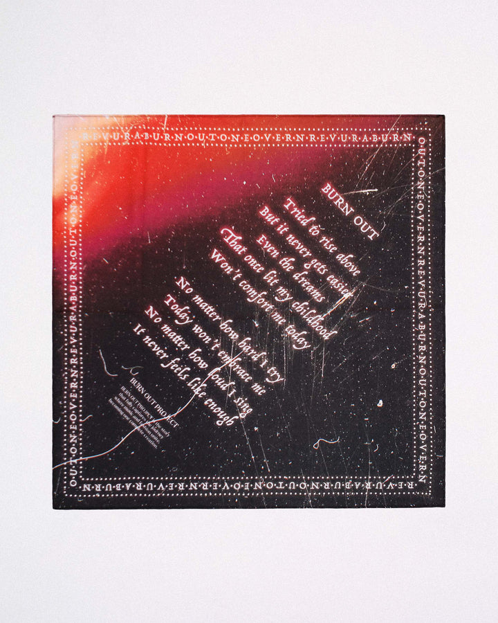 【REVURA レビュ―ラ】BURN OUT ASHEN LINES BANDANA VER. B
