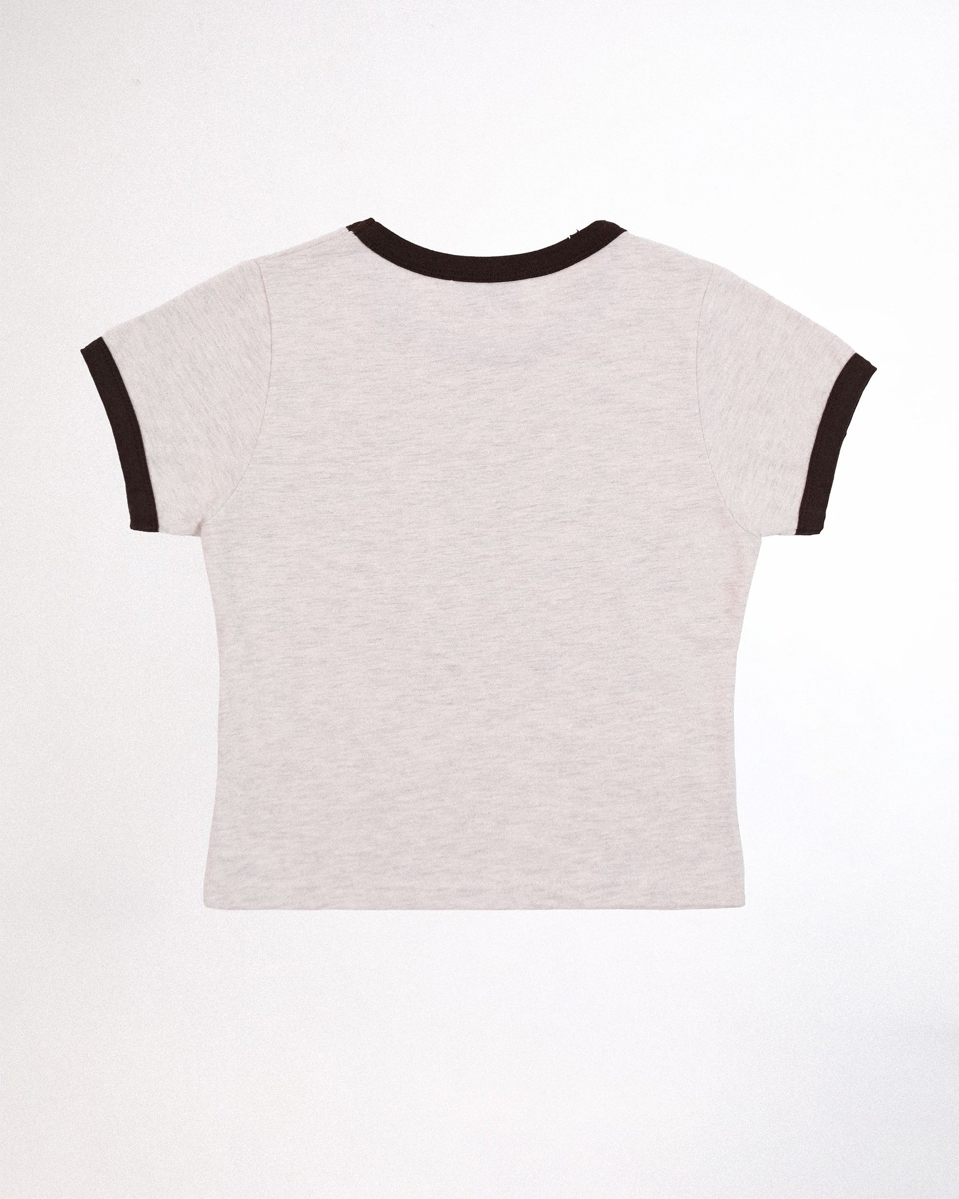 韓国モード ファッション クロップドTee