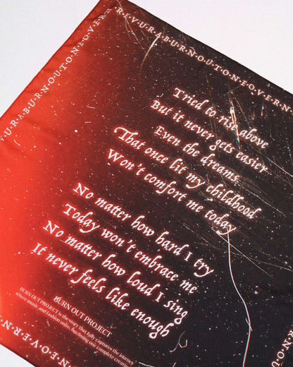 【REVURA レビュ―ラ】BURN OUT ASHEN LINES BANDANA VER. A