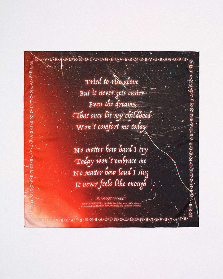 【REVURA レビュ―ラ】BURN OUT ASHEN LINES BANDANA VER. A