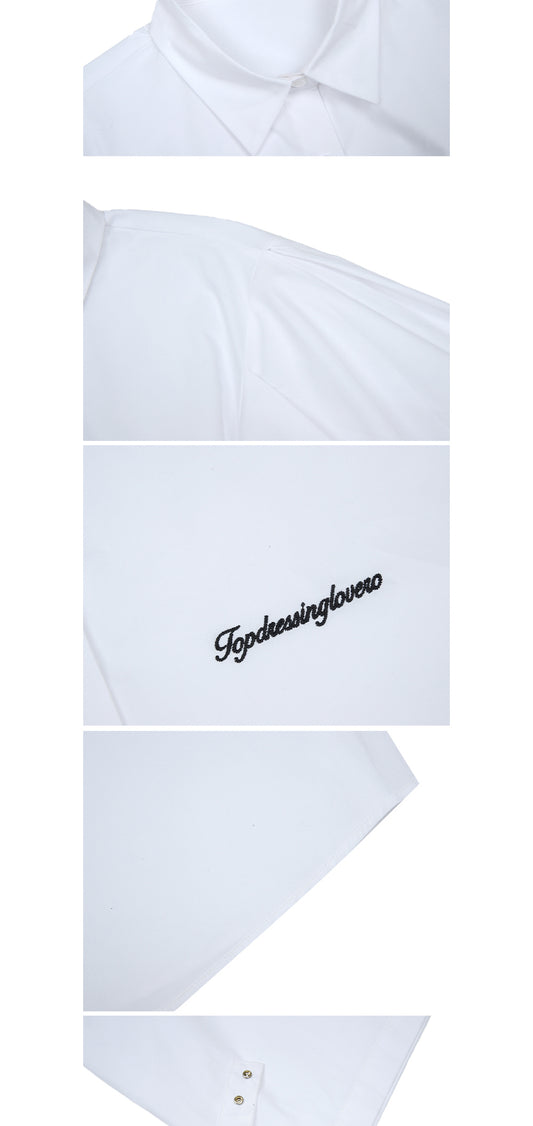 TOPDRESSING 2026SS Mood Dotto Shirt ルーズフィット ボリューム袖 コーディネート
