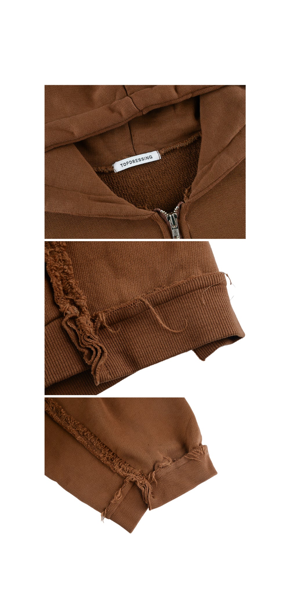 [TOPDRESSING 2026SS] MEGA HOOD ZIP-UP