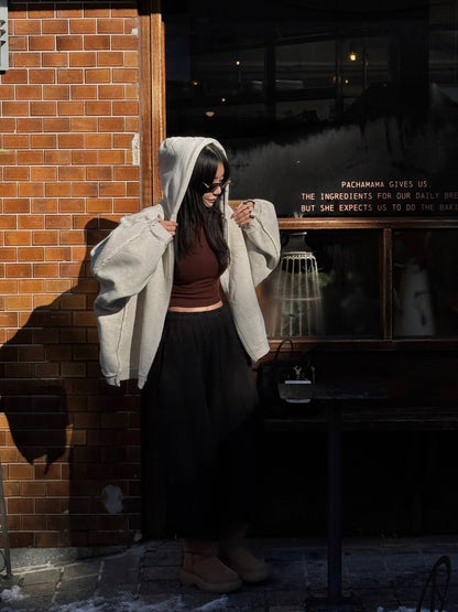 [TOPDRESSING 2026SS] MEGA HOOD ZIP-UP