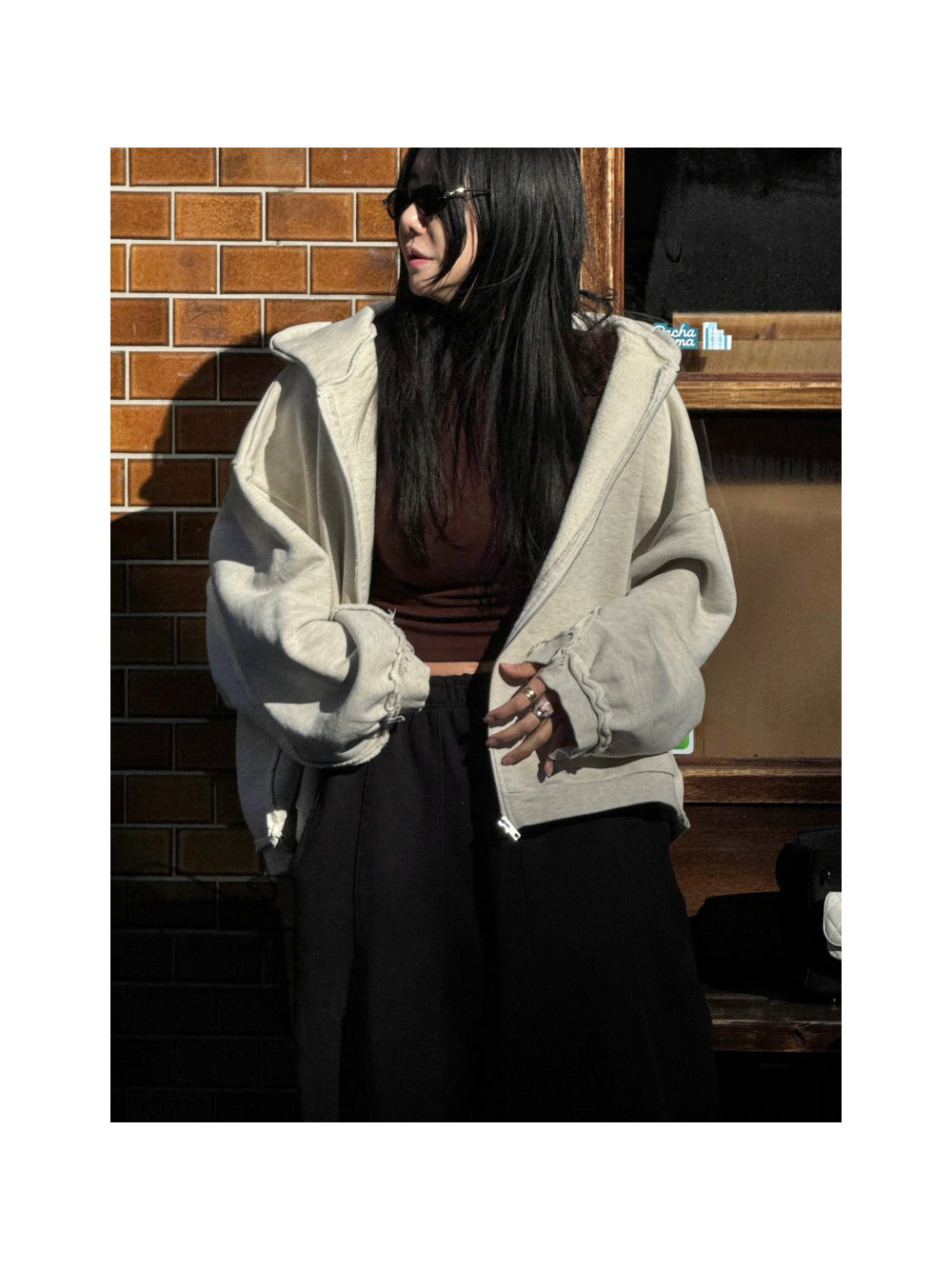 [TOPDRESSING 2026SS] MEGA HOOD ZIP-UP