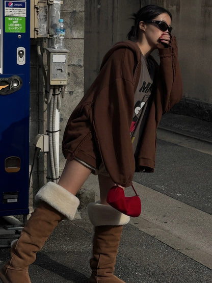 [TOPDRESSING 2026SS] MEGA HOOD ZIP-UP