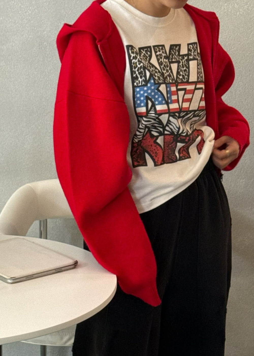 [TOPDRESSING 2026SS] KISS PRINTED T-SHIRT