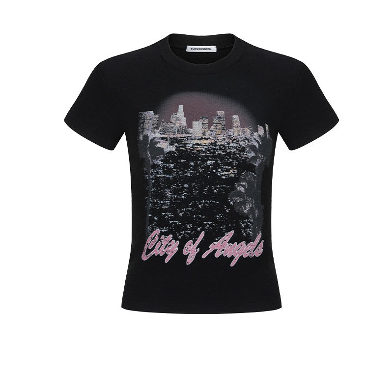 [TOPDRESSING 2026SS] ANGLE PRINTED T-SHIRT