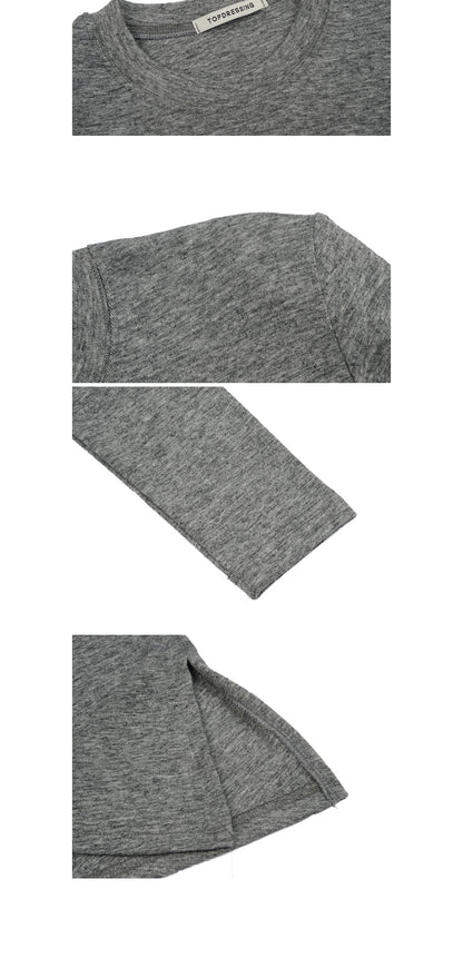 [TOPDRESSING 2026SS] CREAM OBLIQUE T-SHIRT