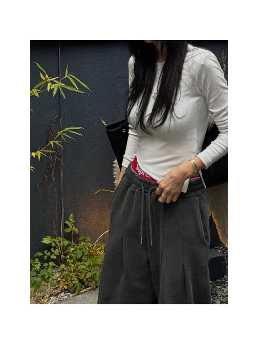 [TOPDRESSING 2026SS] CREAM OBLIQUE T-SHIRT