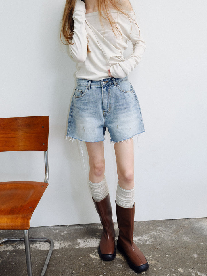 【TOPDRESSING 2026AW】Hold Denim Shorts