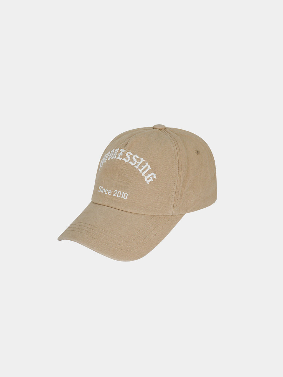 TOPDRESSING ベージュのシンスボールキャップ