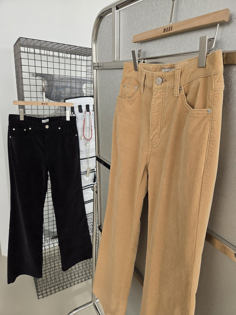 ベルベットブーツカットパンツ カラーバリエーション