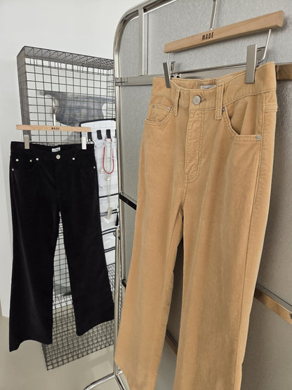 ベルベットブーツカットパンツ カラーバリエーション