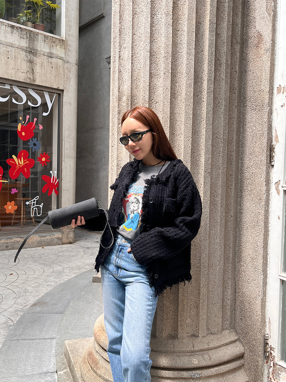 【A MA:DE 2025AW】Ra tweed cardigan ( 2color )