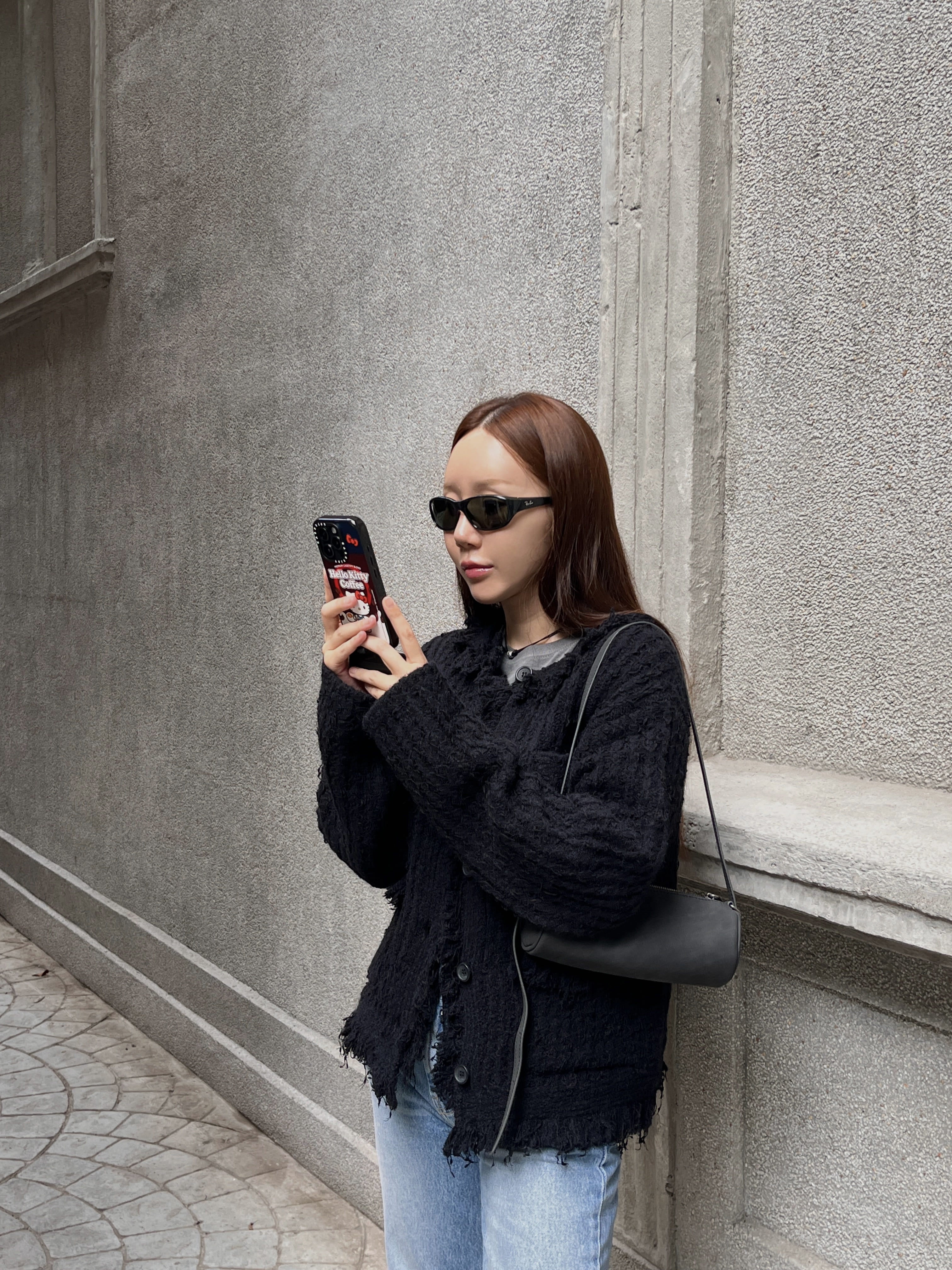 A MA:DE 2025AW】Ra tweed cardigan ( 2color ) ラツイード