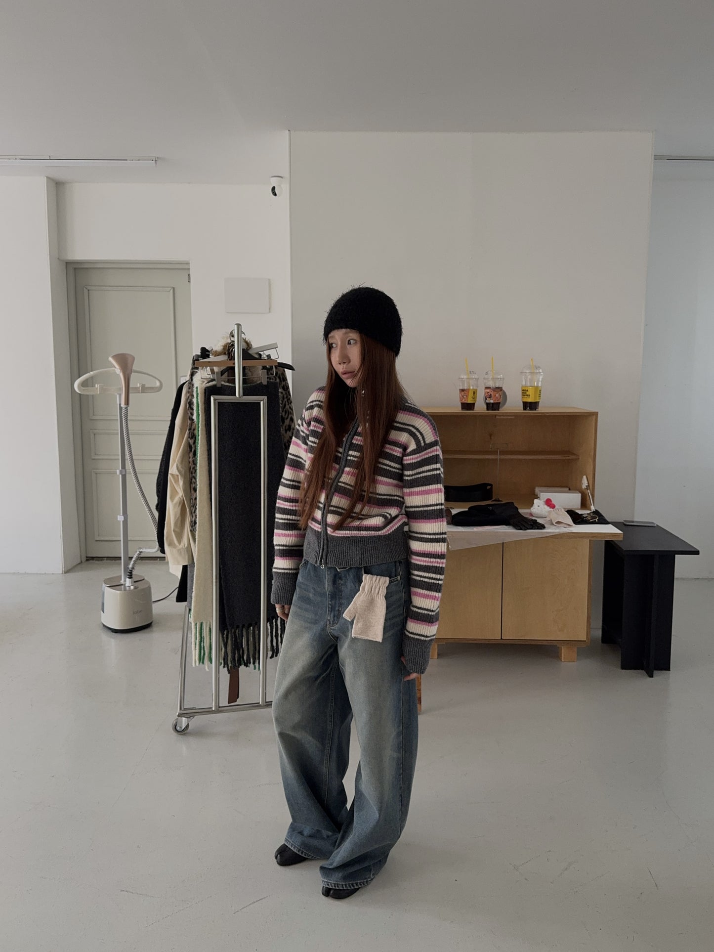 【A MA:DE 2025AW】Romi zip up ( 2color )