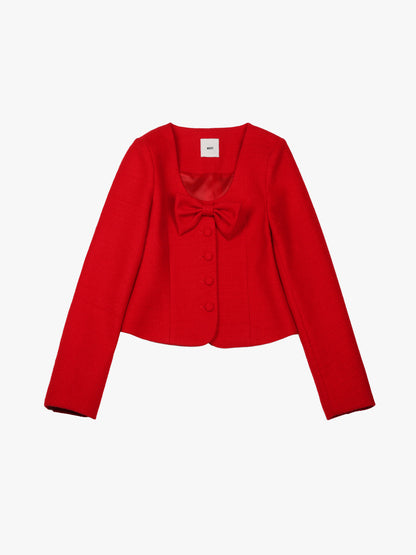 [A MA:DE 2025AW] Ribbon jacket (3color)