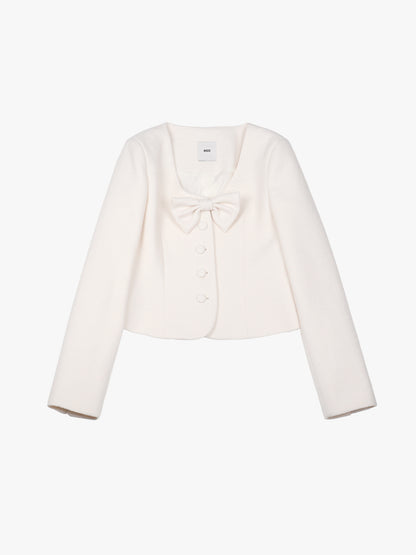 [A MA:DE 2025AW] Ribbon jacket (3color)
