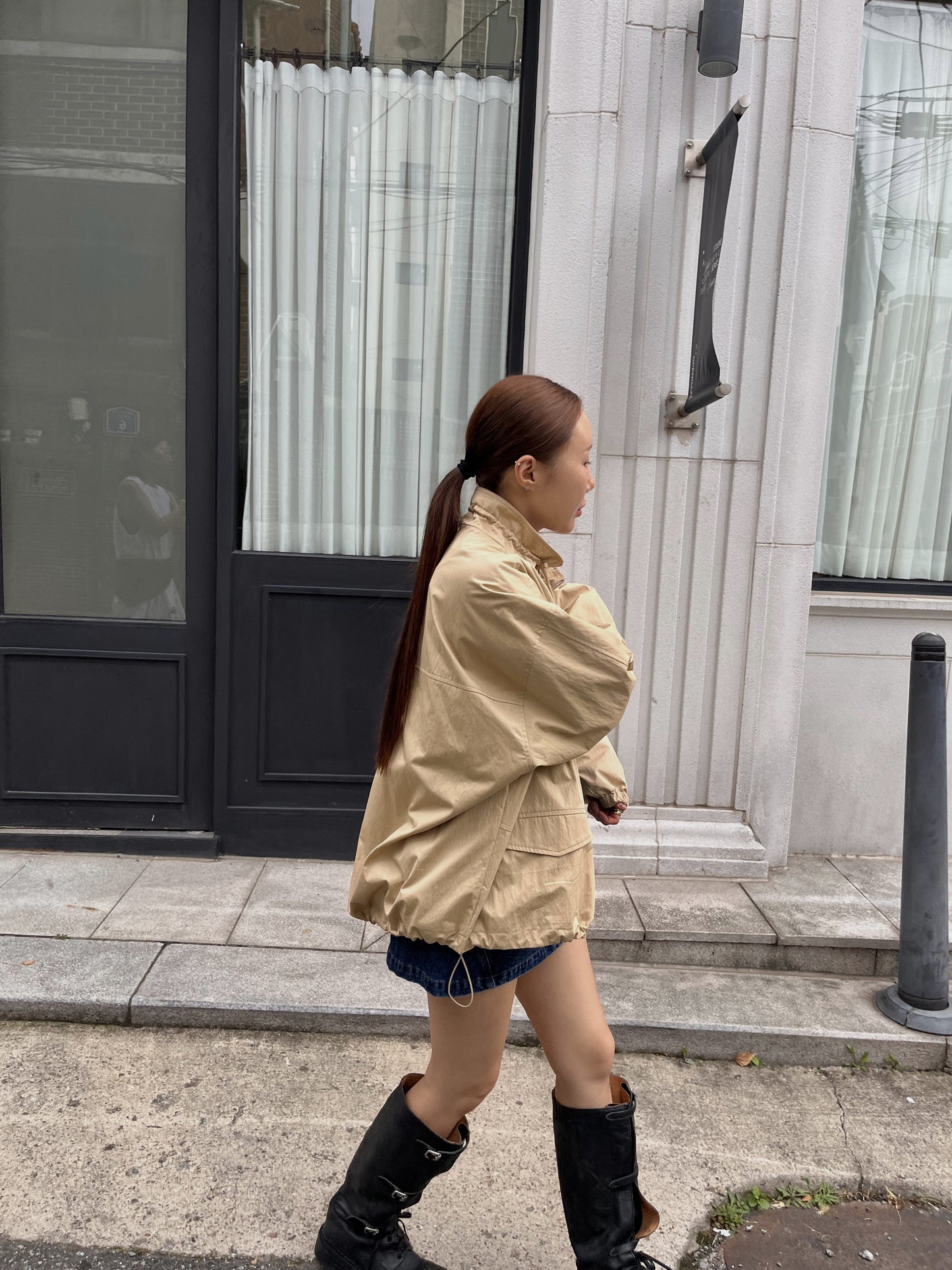 【A MA:DE 2025AW】Wash jumper ( 2color )