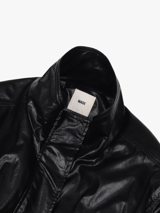 【A MA:DE 2025AW】Folder jacket ( Fake leather )