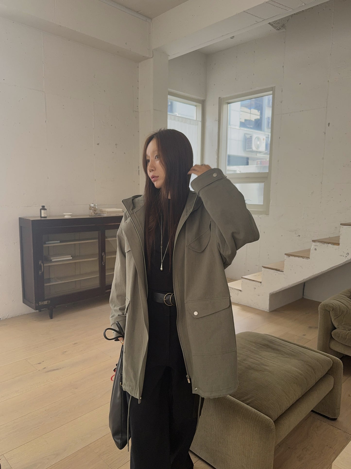 【A MA:DE 2025AW】Hoody field jumper ( 2color )