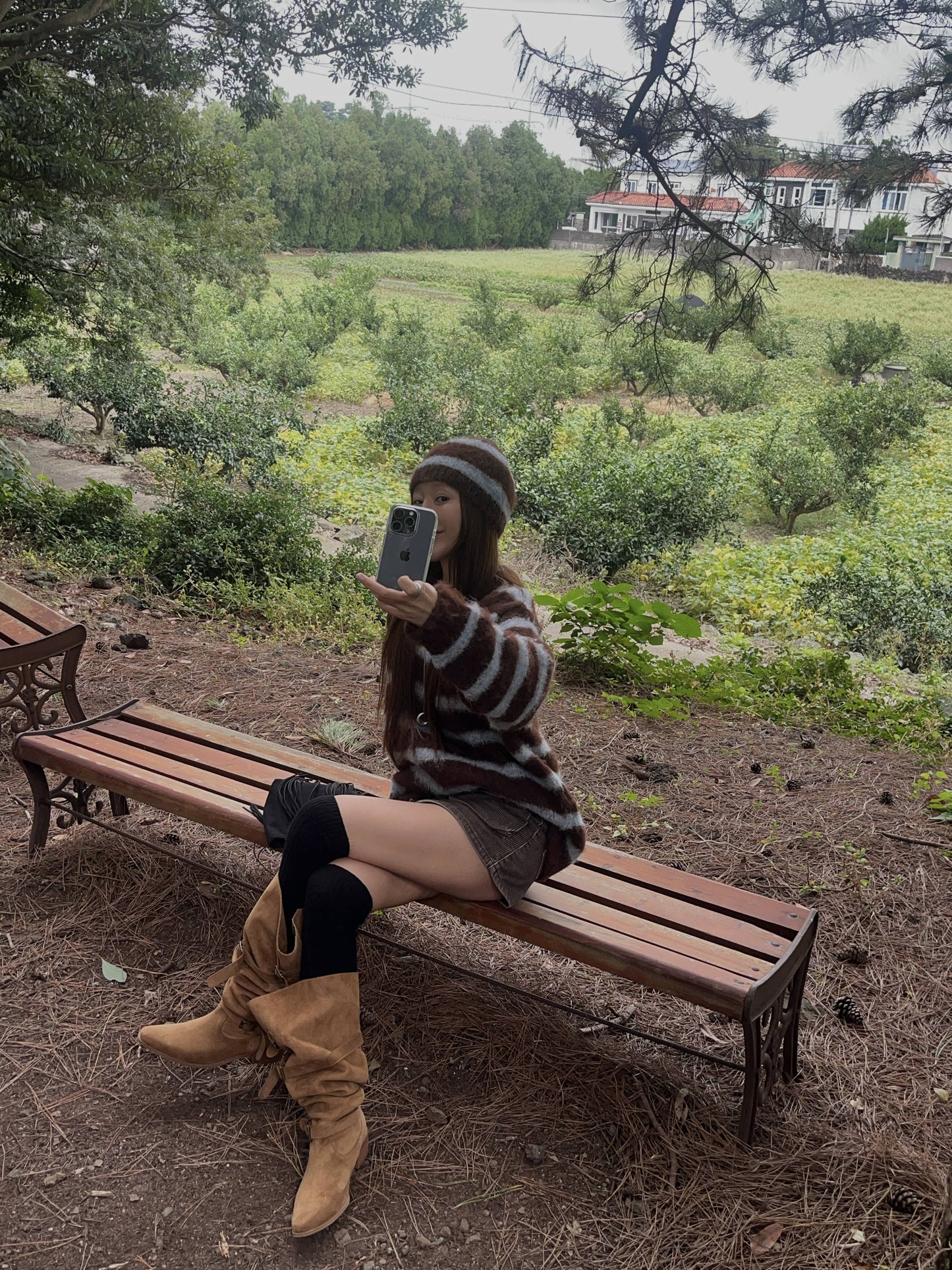 【A MA:DE 2025AW】Mocha beanie set ( 2color )