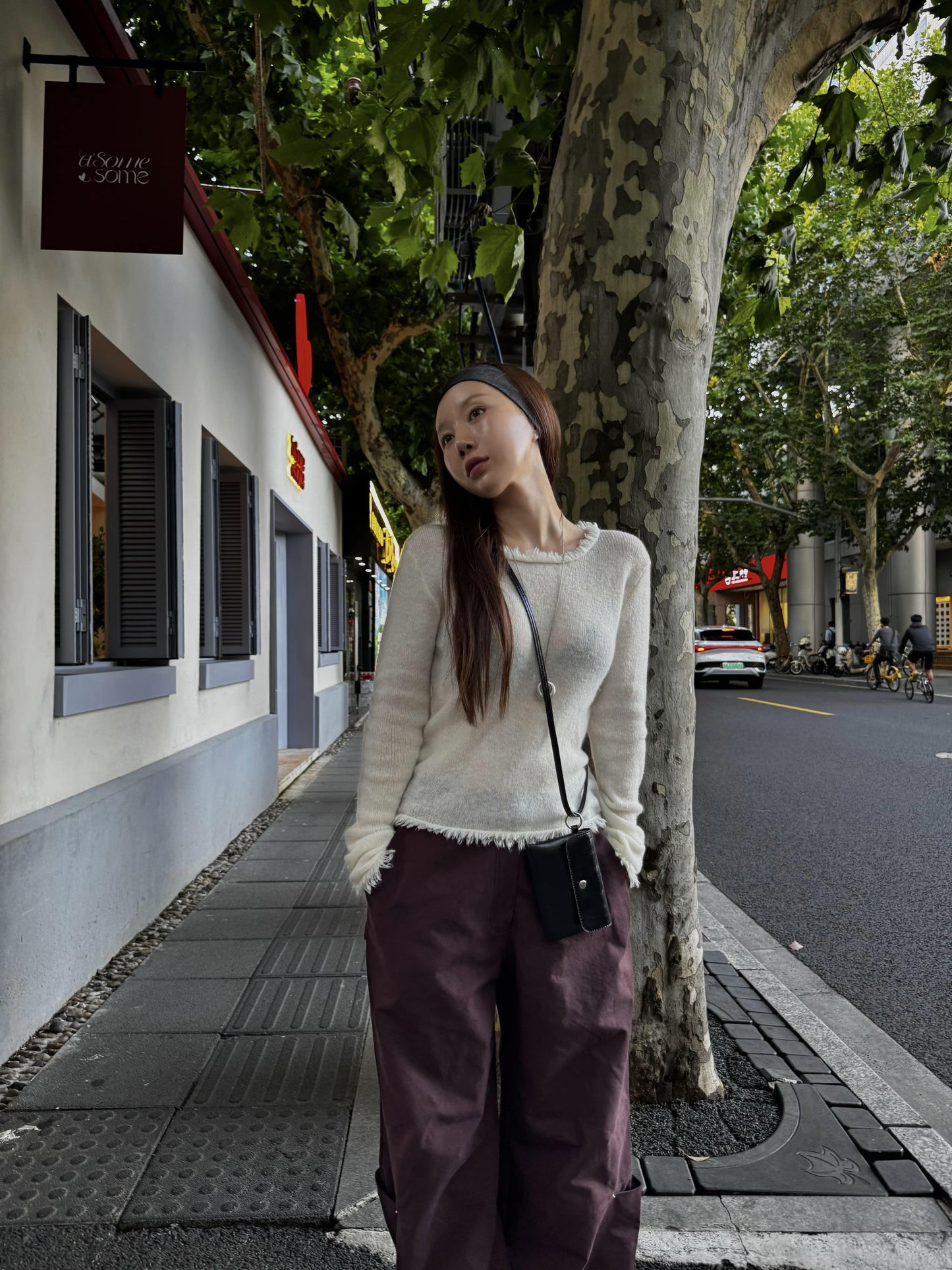 【A MA:DE 2025AW】Fringe knit ( 3color )