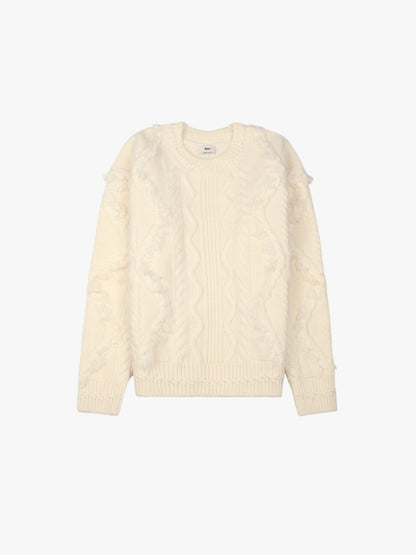 [A MA:DE 2025AW]Cable Hand knit (2color)