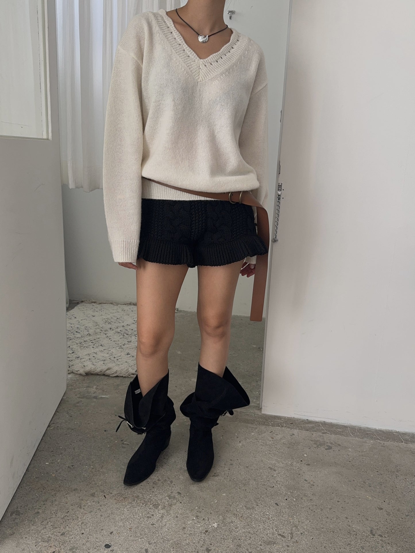 【A MA:DE 2025AW】Woolly short pants ( 2color )