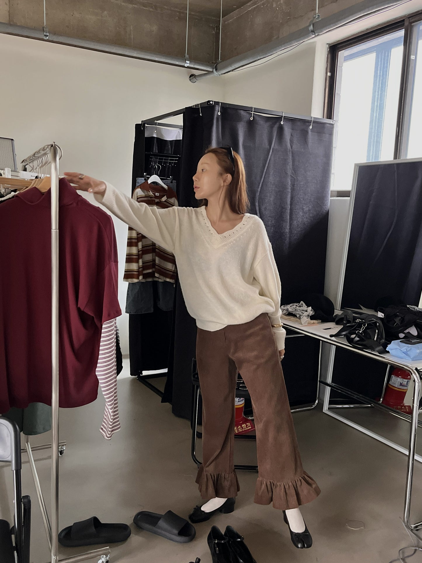 【A MA:DE 2025AW】Blanc pants ( 2color )