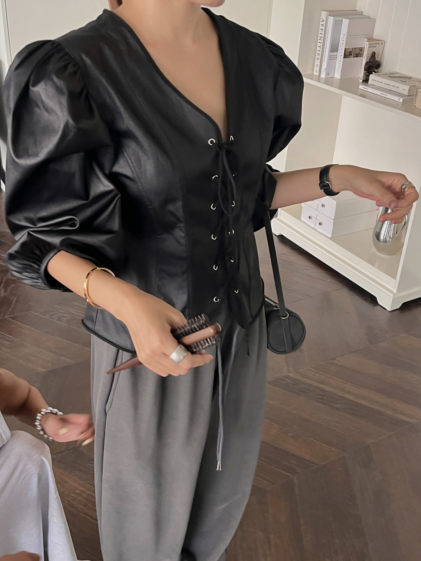 【A MA:DE 2025AW】Mac blouse ( 2color )