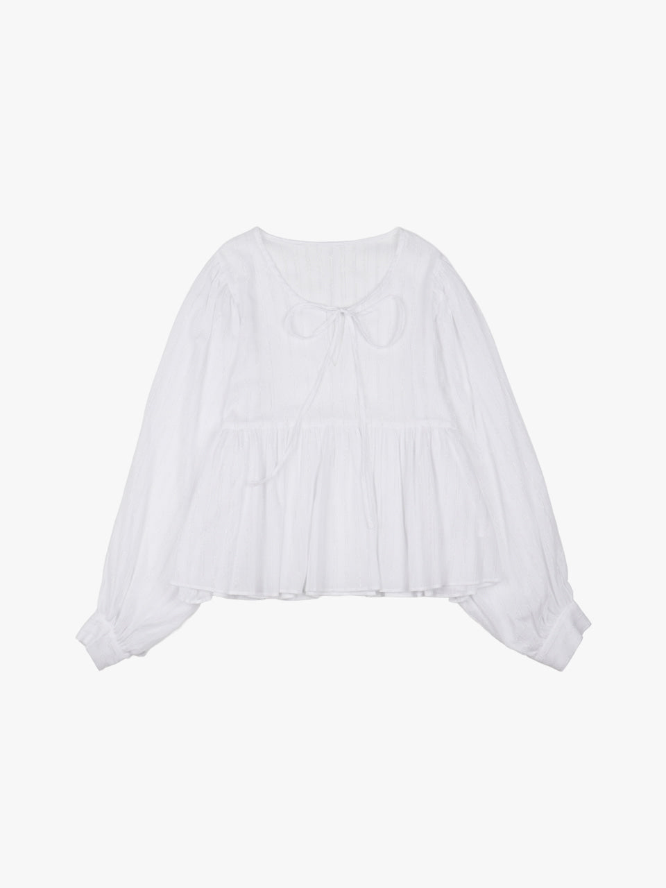 【A MA:DE 2025AW】Memory blouse ( 2color )