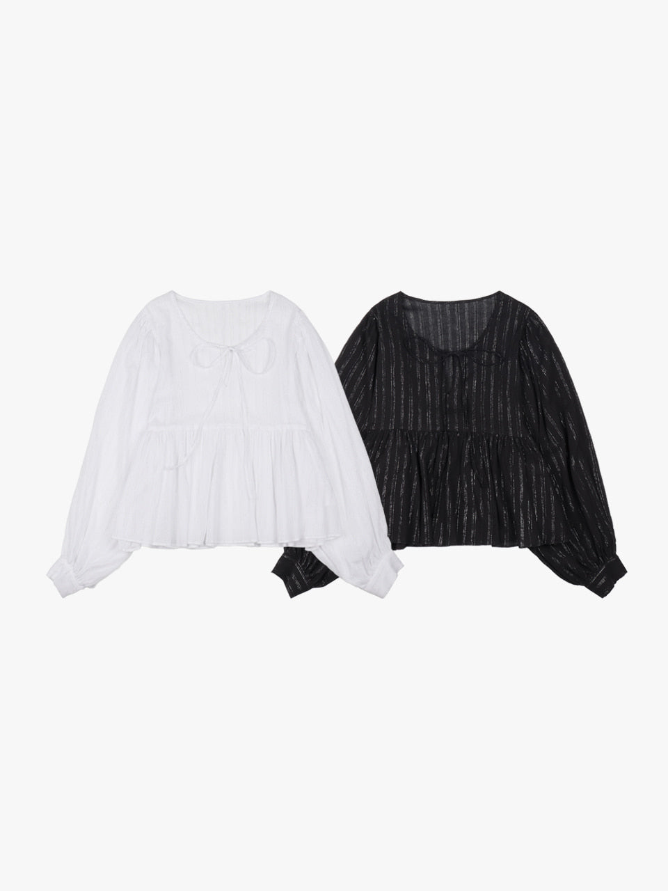 【A MA:DE 2025AW】Memory blouse ( 2color )