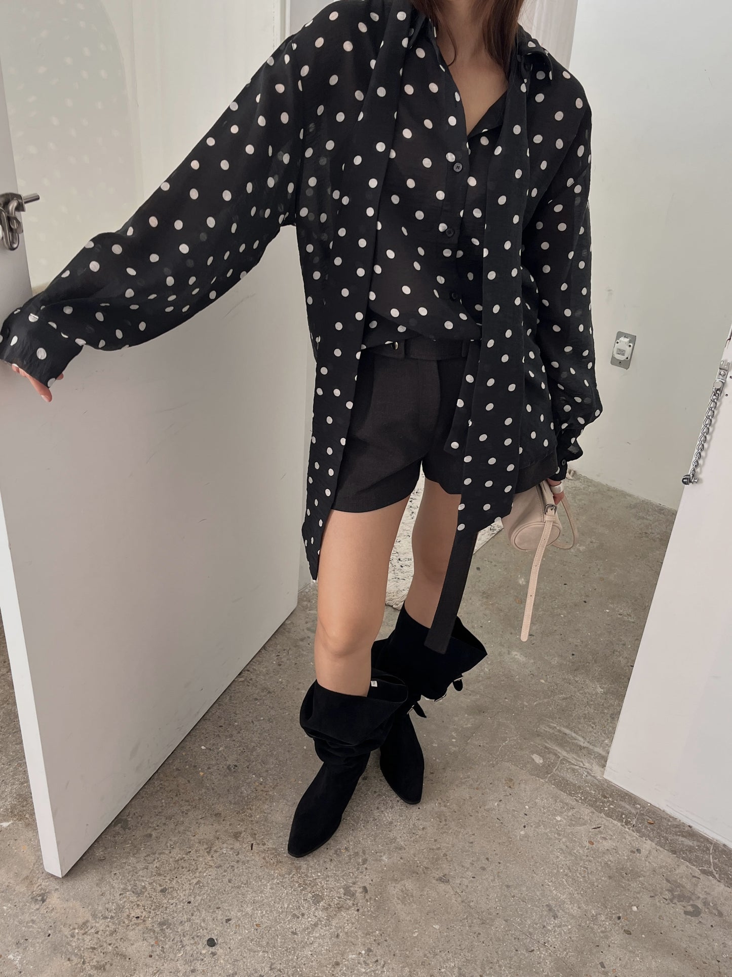 【A MA:DE 2025AW】Dot shirt ( 2color )