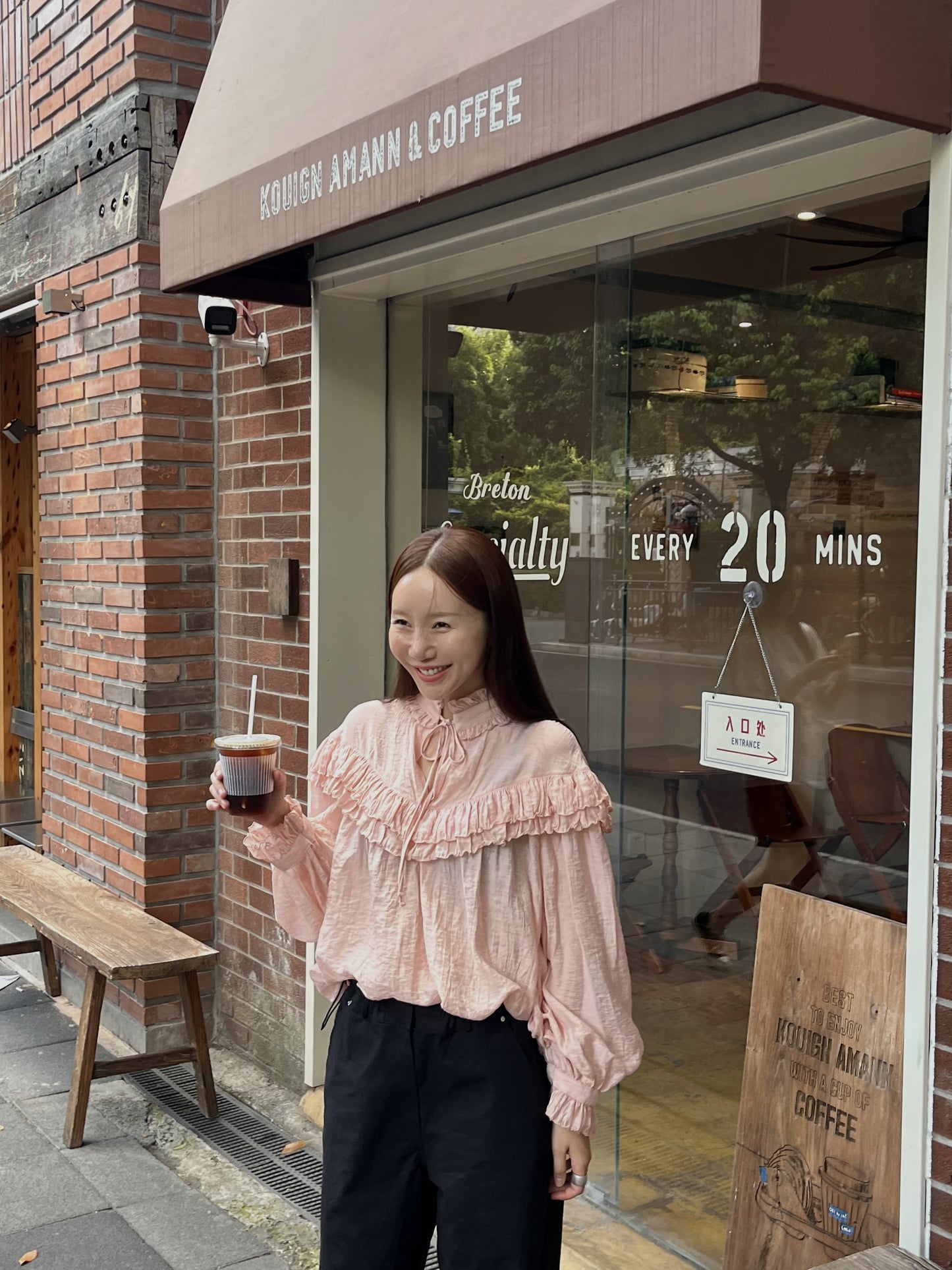 【A MA:DE 2025AW】Linkle blouse ( 2color )