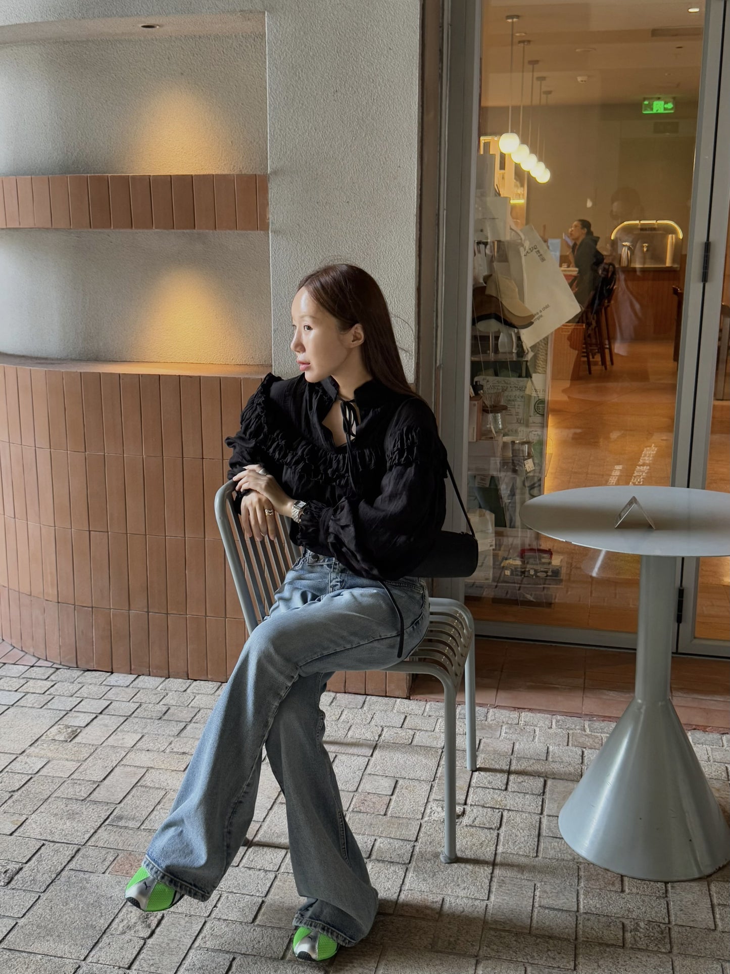 【A MA:DE 2025AW】Linkle blouse ( 2color )