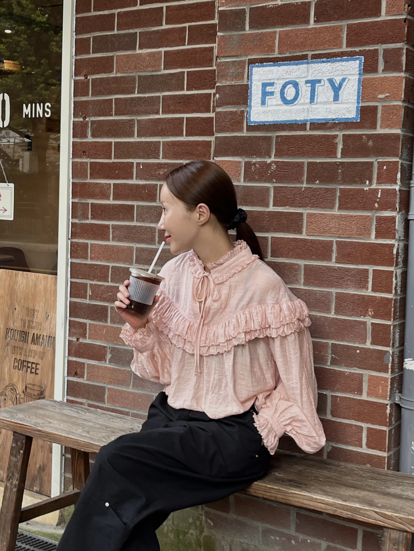 【A MA:DE 2025AW】Linkle blouse ( 2color )