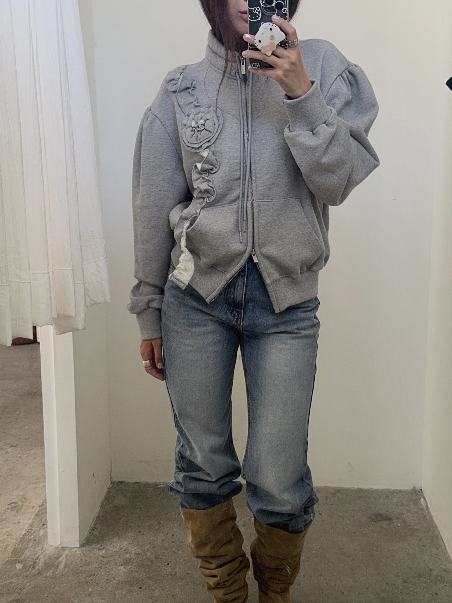 【A MA:DE 2025AW】Plat zip up ( 2color )